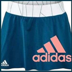 Adidas Blue White Waistband Golf Tennis Pickleball Fitness Skirt Skort (S)